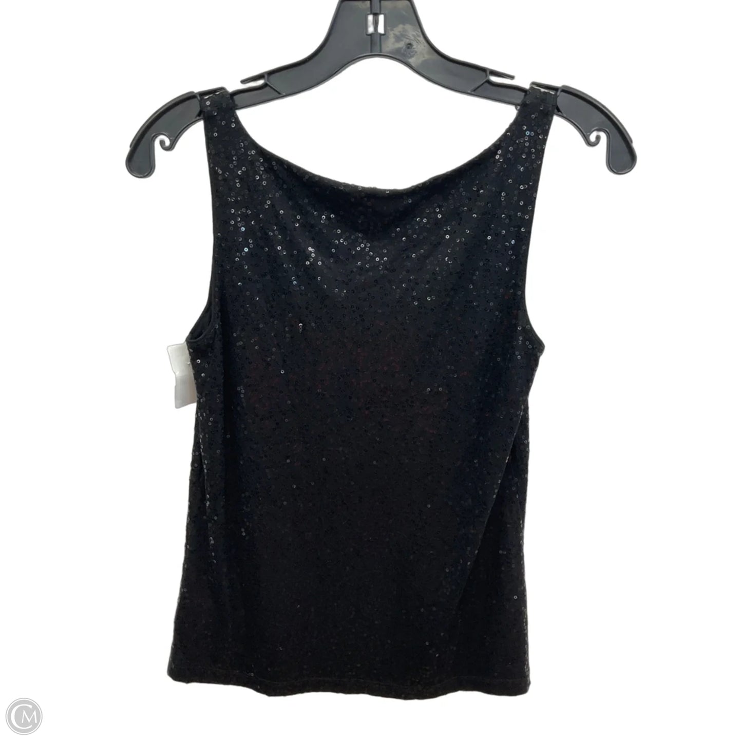 Top Sleeveless By Talbots In Black & Blue, Size: L