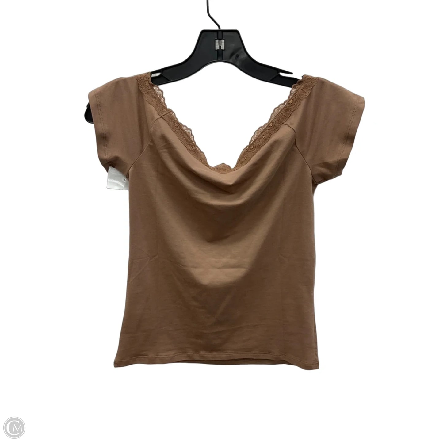 Top Short Sleeve By Old Navy In Brown, Size: S