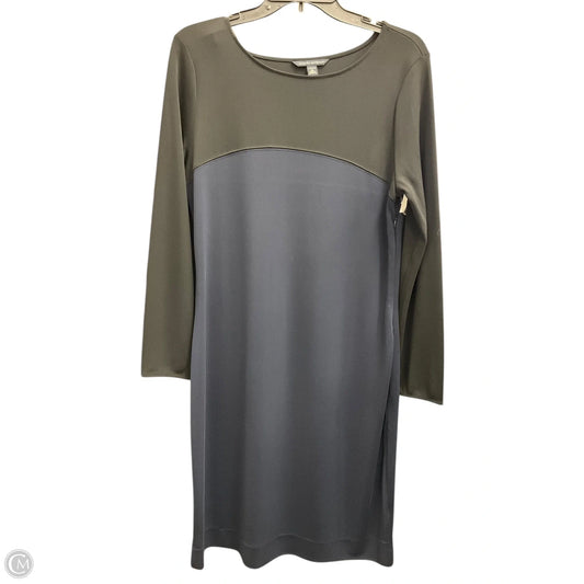 Dress Casual Midi By Banana Republic In Black & Blue, Size: 12