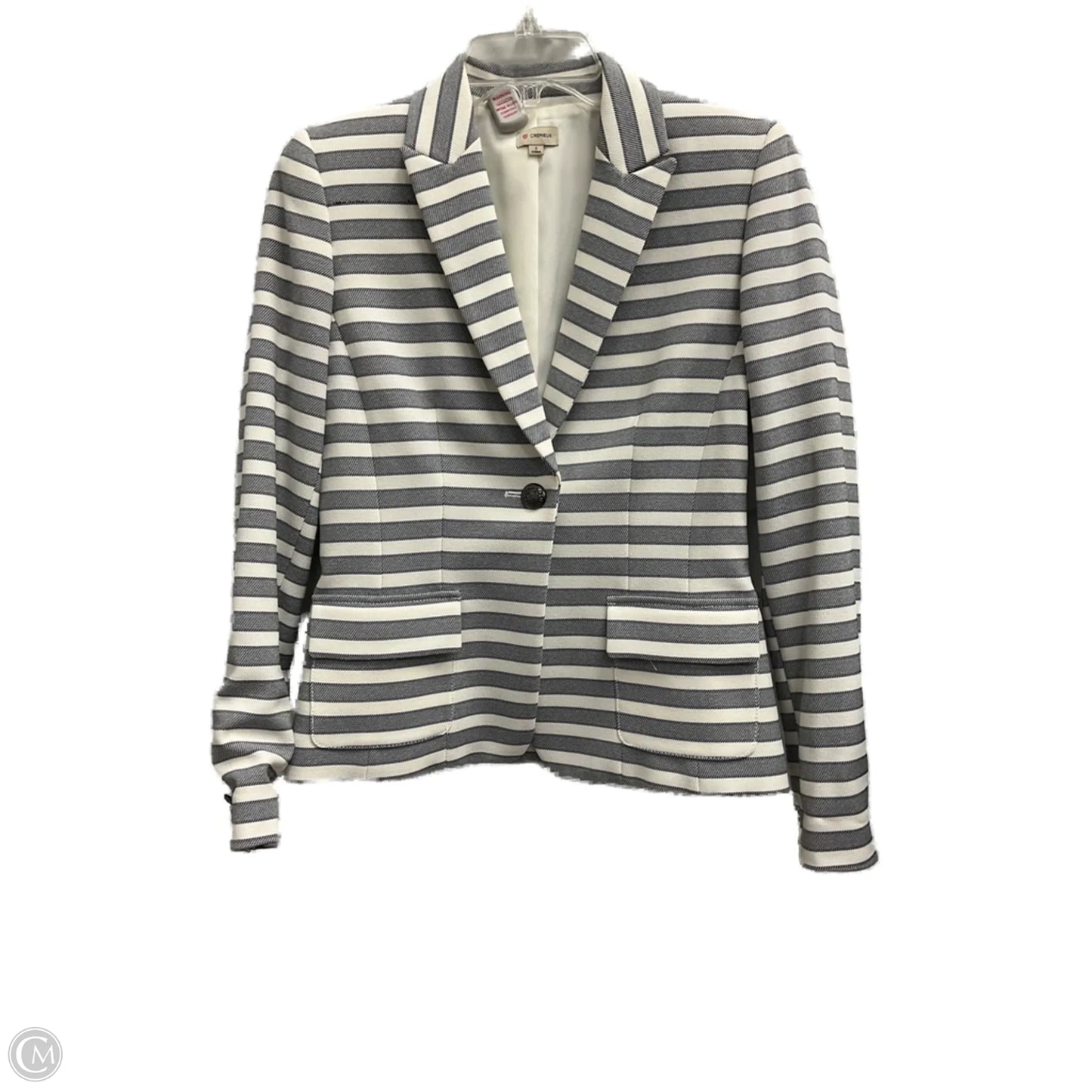 Blazer By Cremieux In Striped Pattern, Size: 2