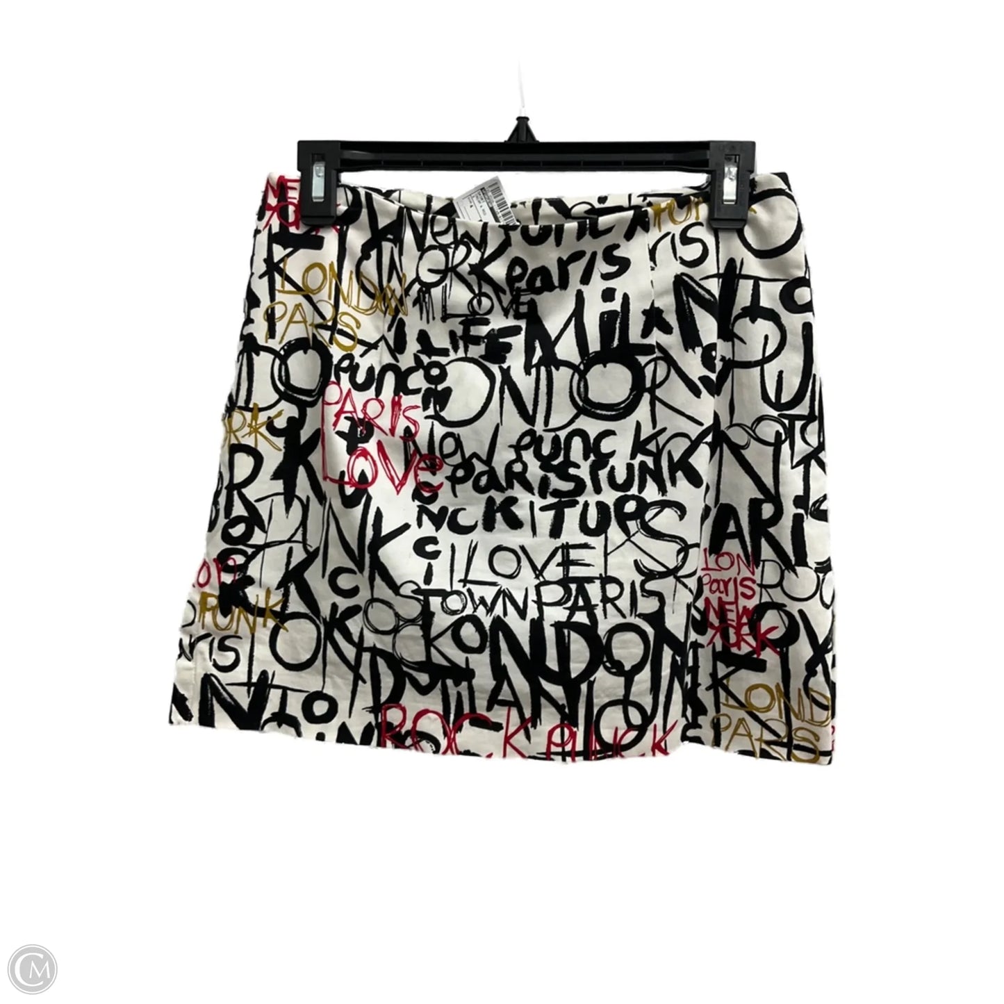 Skort By Forwear In Cream & Red, Size: 4
