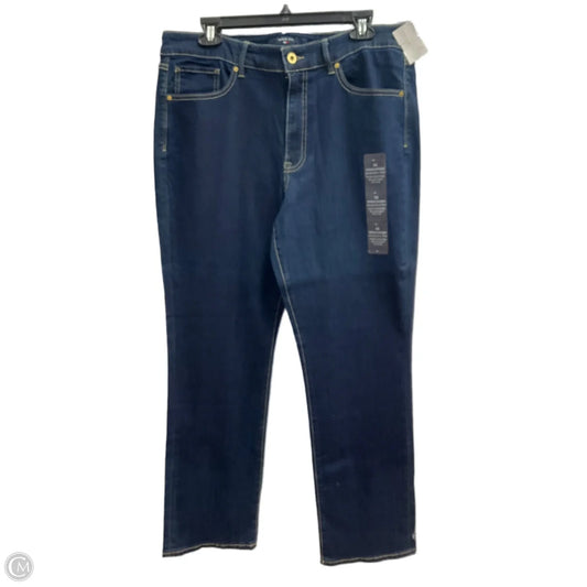 Jeans Straight By Tommy Hilfiger In Blue Denim, Size: 14