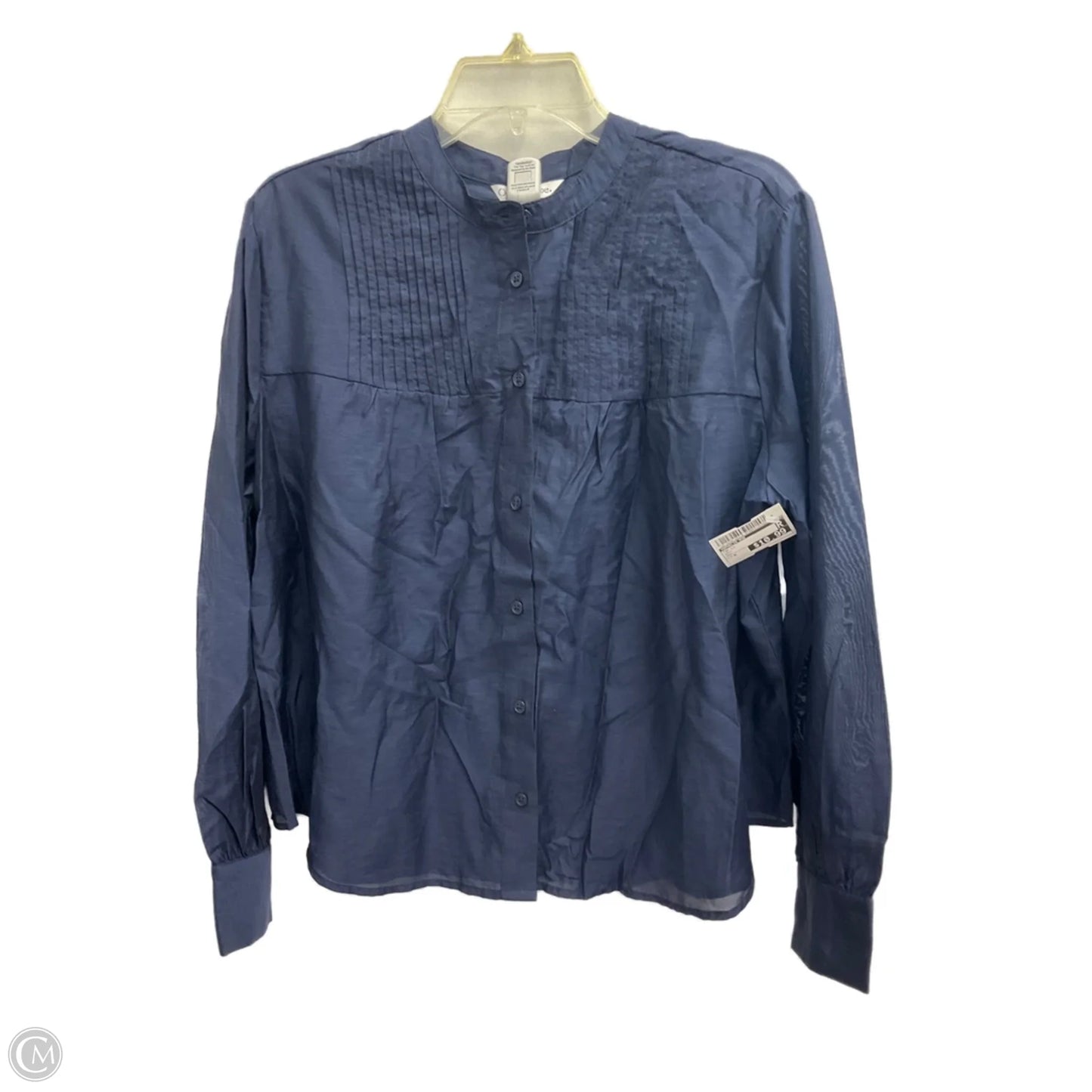 Top Long Sleeve By Ophelia Roe In Navy, Size: M
