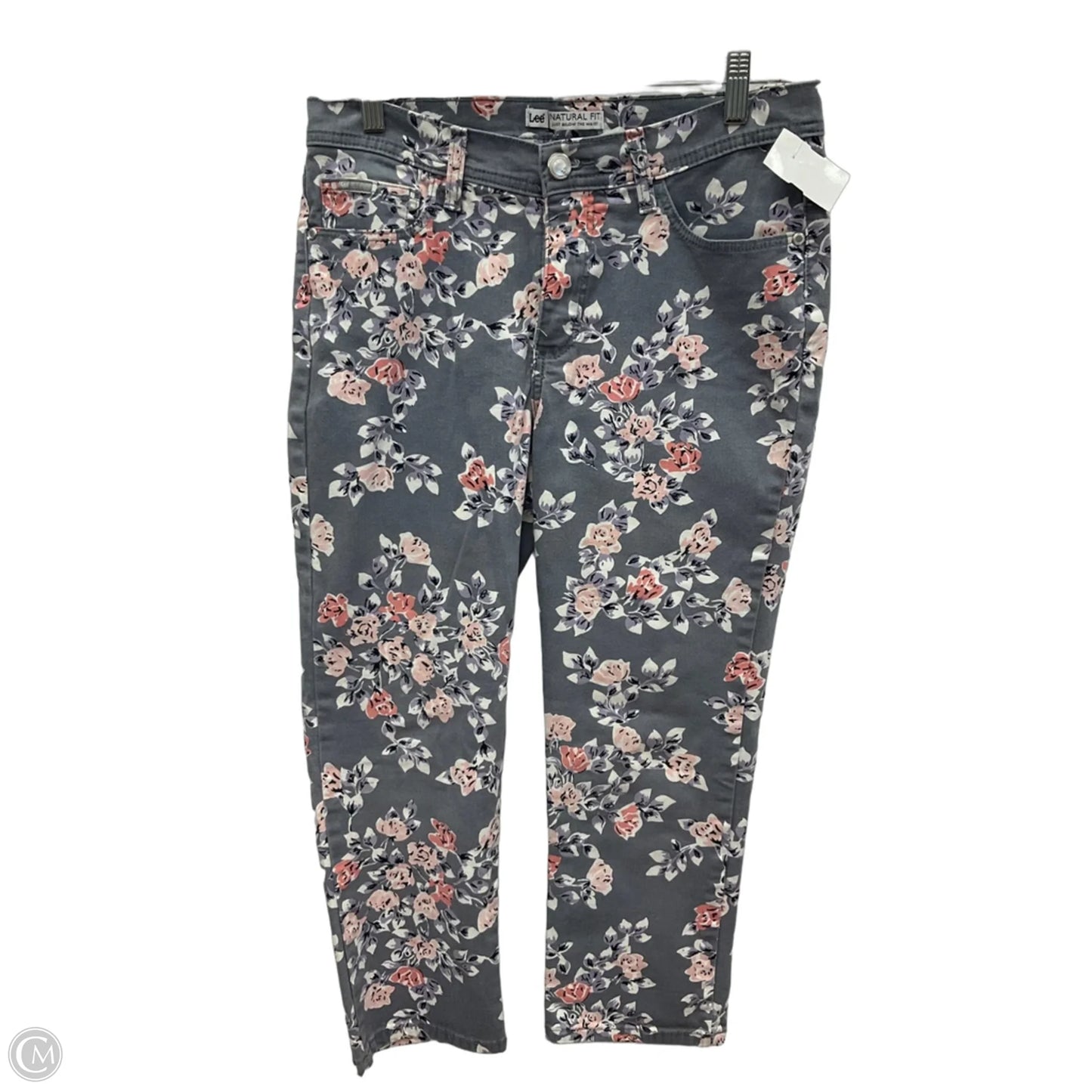 Pants Cropped By Lee In Floral Print, Size: M