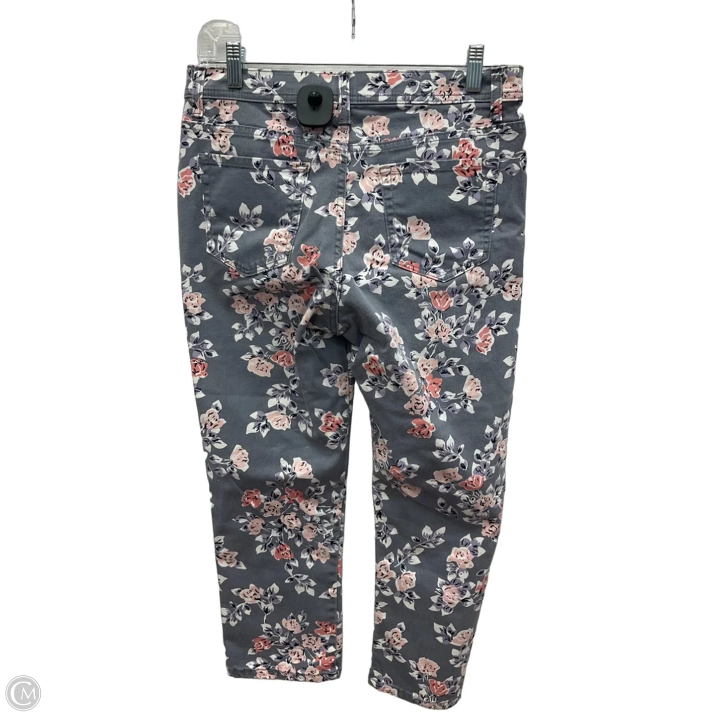 Pants Cropped By Lee In Floral Print, Size: M