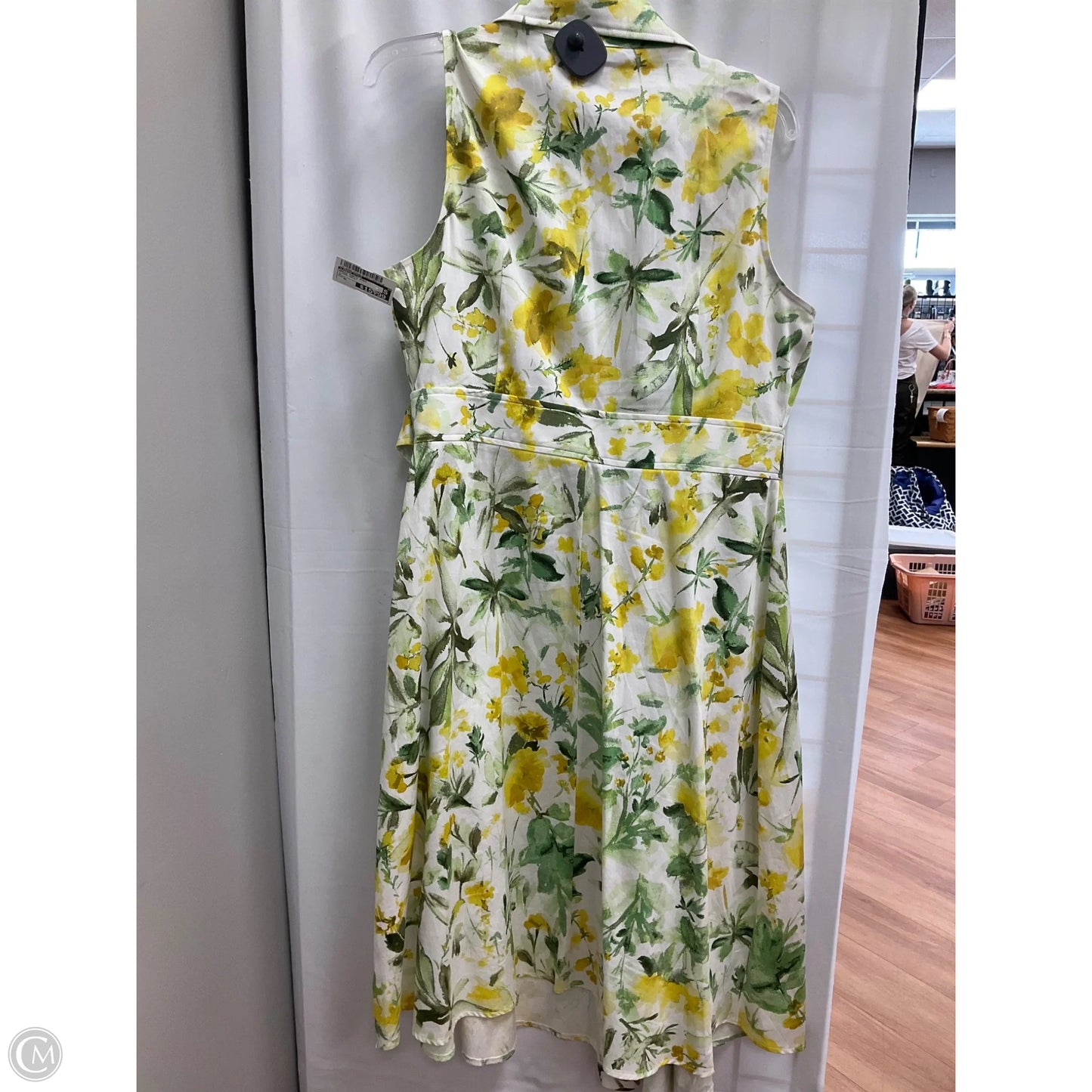 Dress Party Midi By London Style In Floral Print, Size: Xl