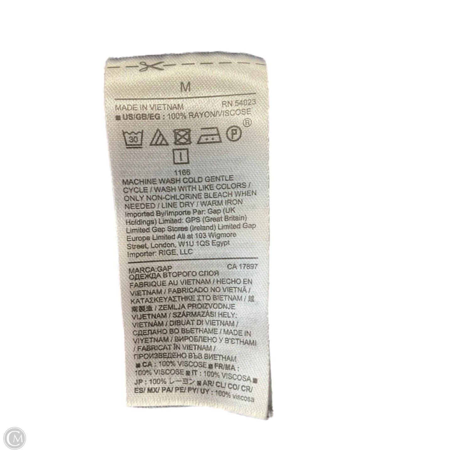 Jumpsuit By Gap In Striped Pattern, Size: M