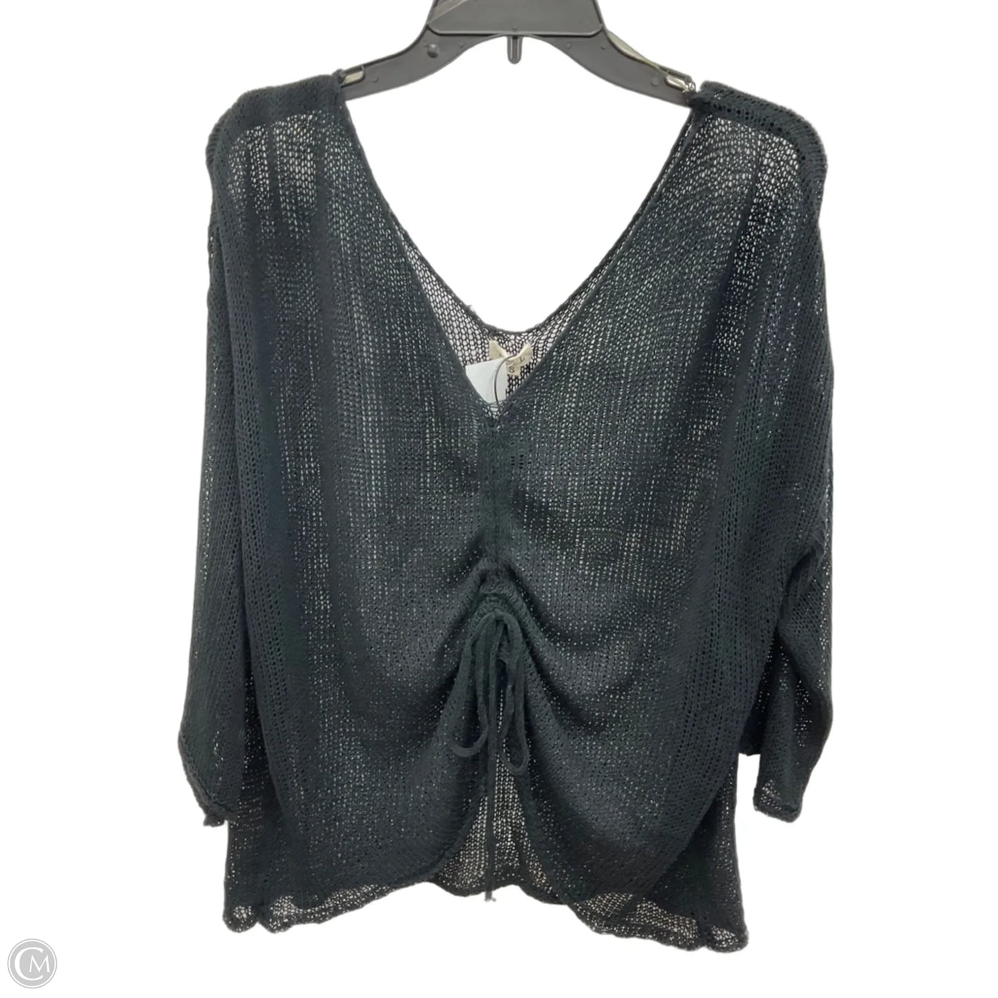Top Long Sleeve By Pol In Black, Size: S
