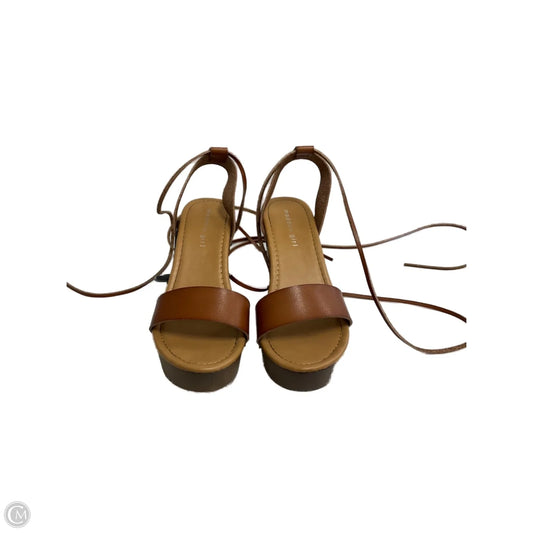 Shoes Heels Block By Madden Girl In Brown, Size: 9