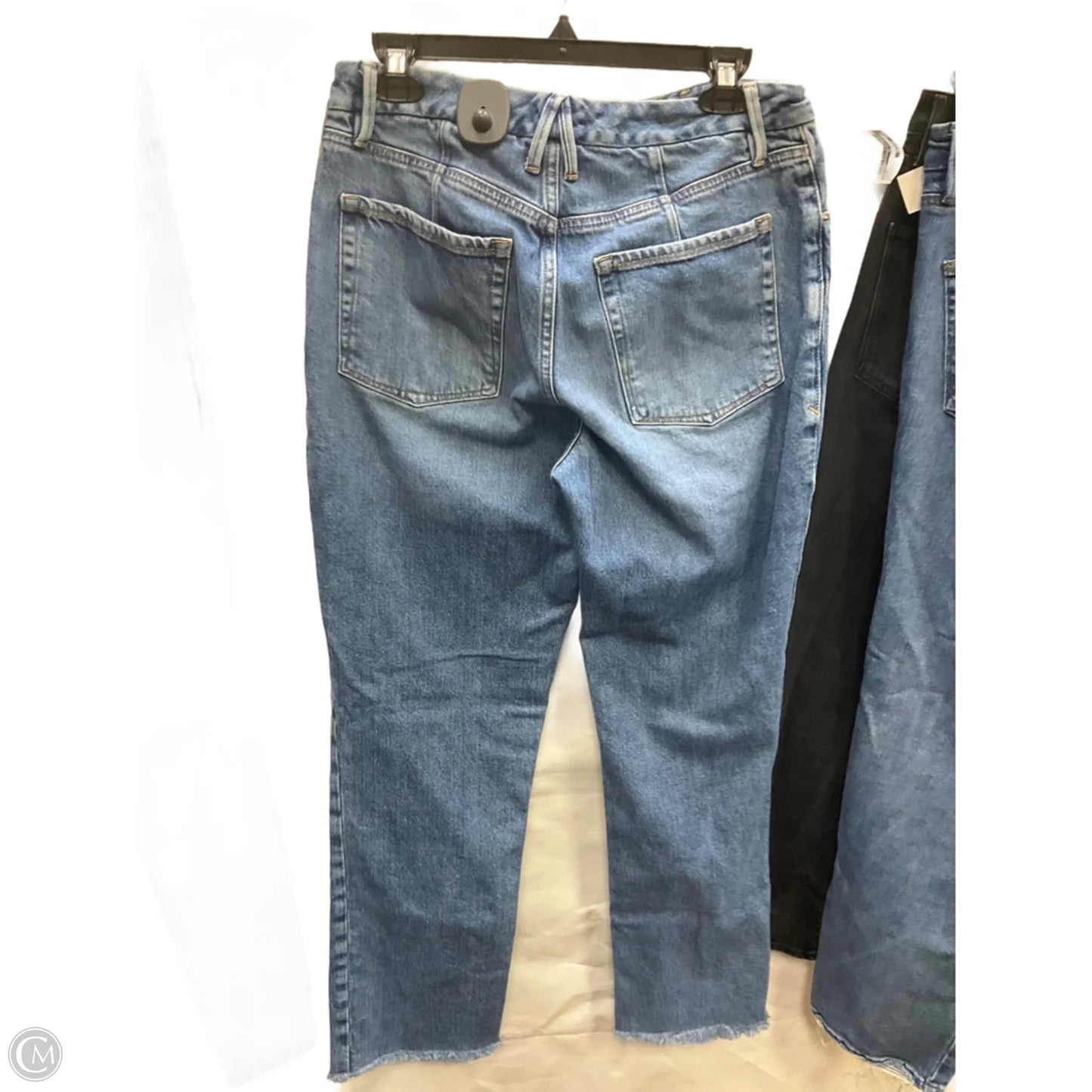 Jeans Straight By Good American In Blue, Size: 8