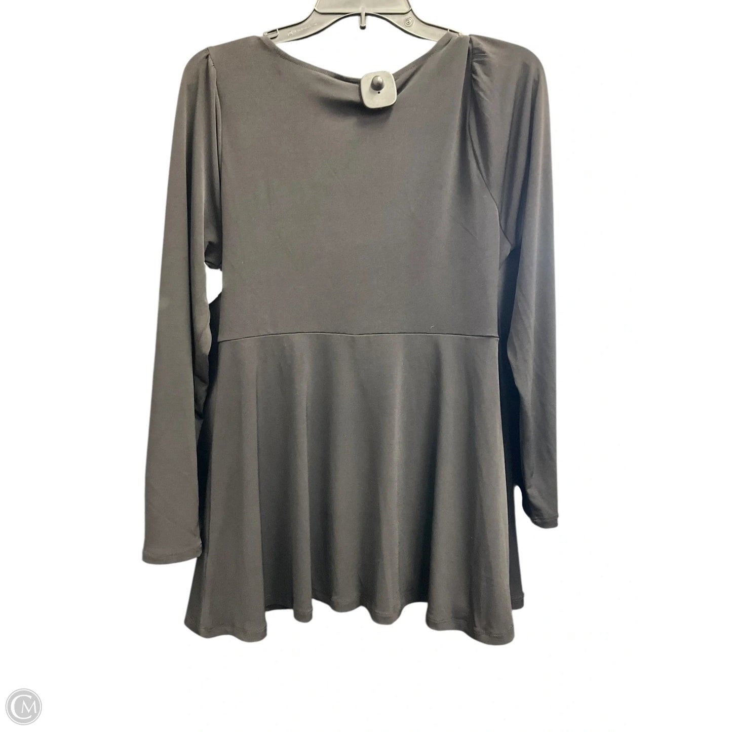 Top 3/4 Sleeve By Torrid In Black, Size: 12