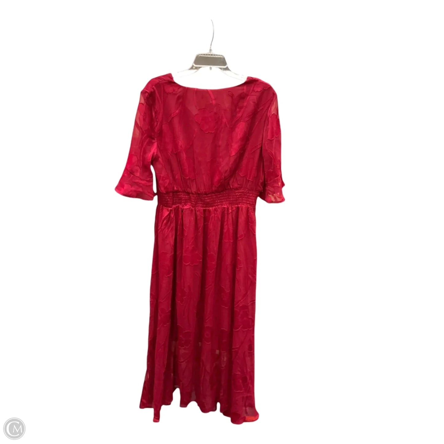Dress Party Long By Clothes Mentor In Red, Size: L