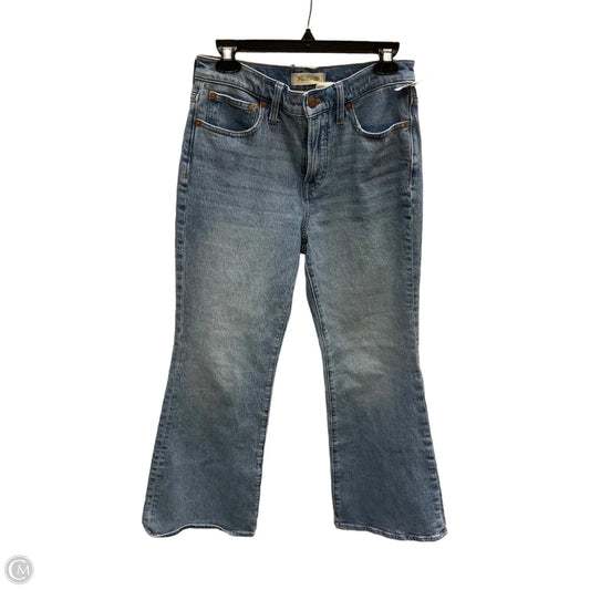 Jeans Flared By Madewell In Blue Denim, Size: 4