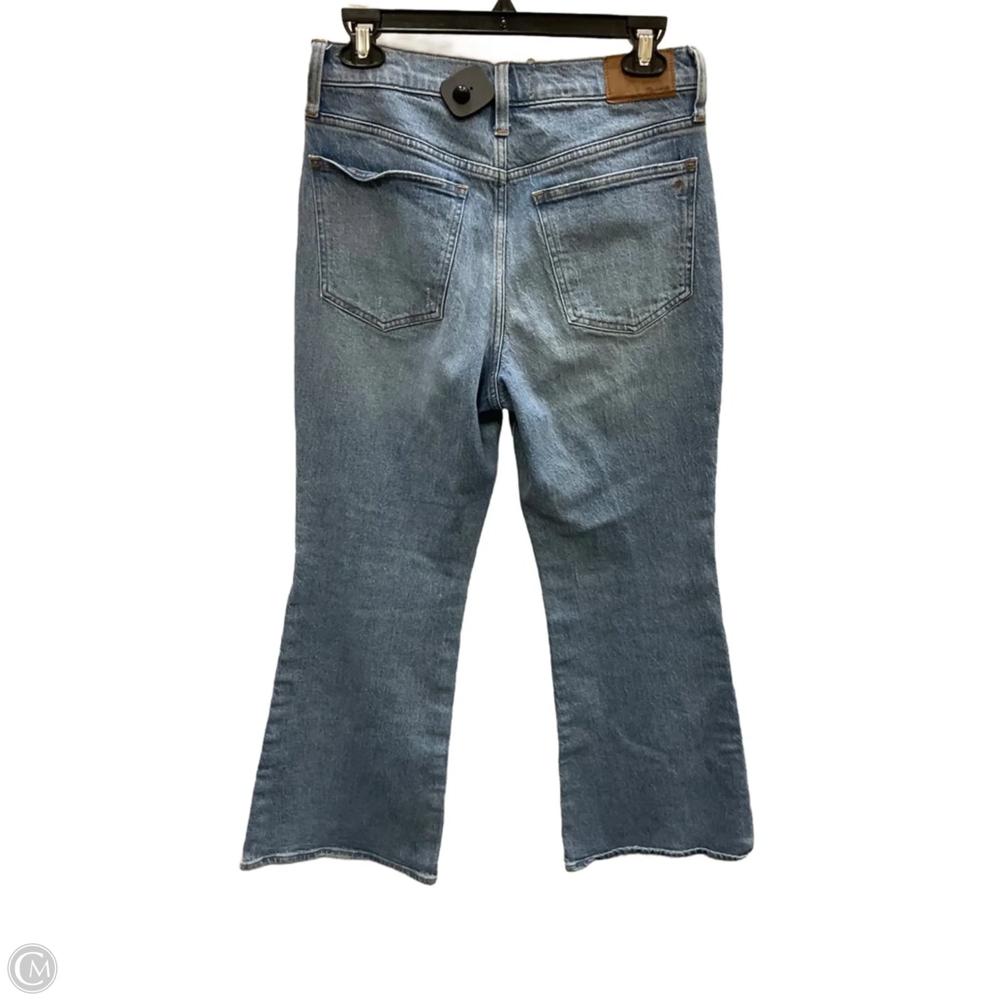 Jeans Flared By Madewell In Blue Denim, Size: 4