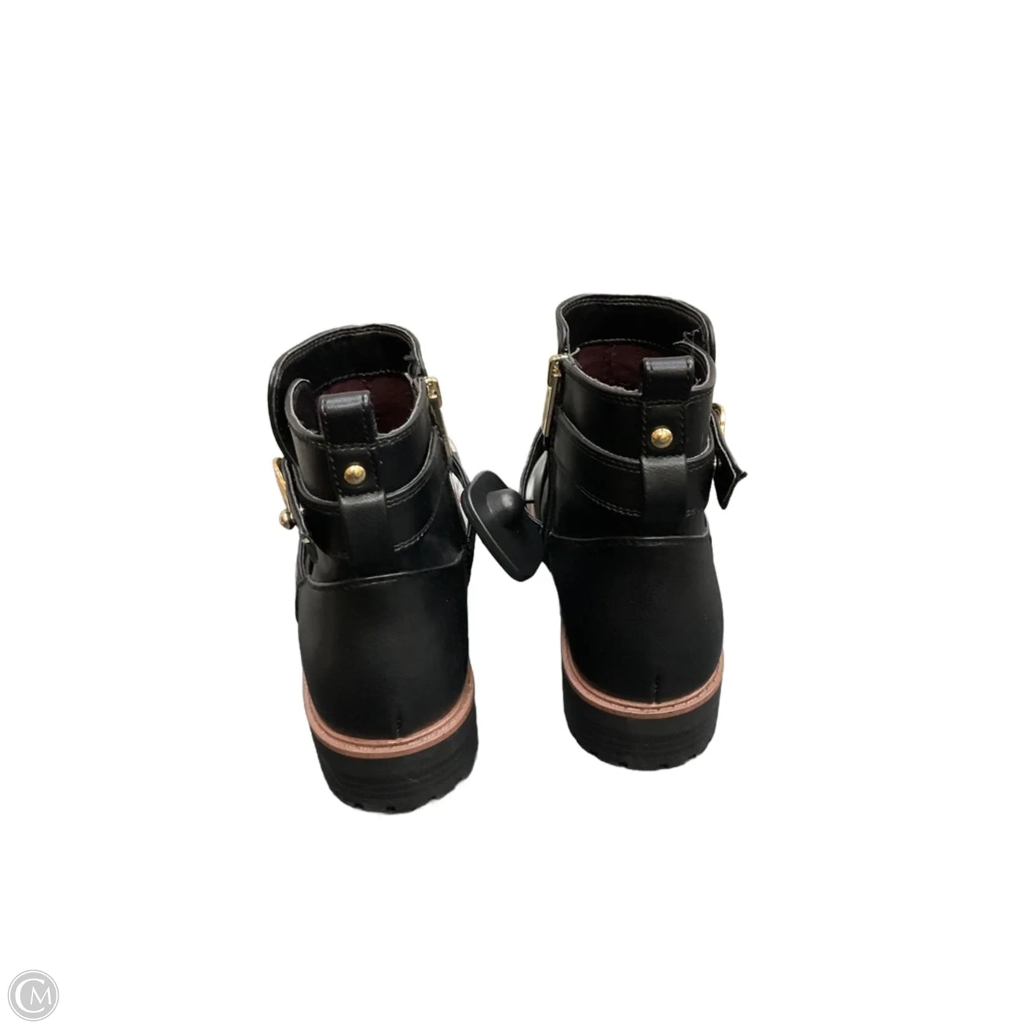 Boots Ankle Flats By Tommy Hilfiger In Black, Size: 7.5