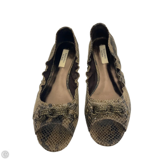 Shoes Flats By Simply Vera In Animal Print, Size: 8
