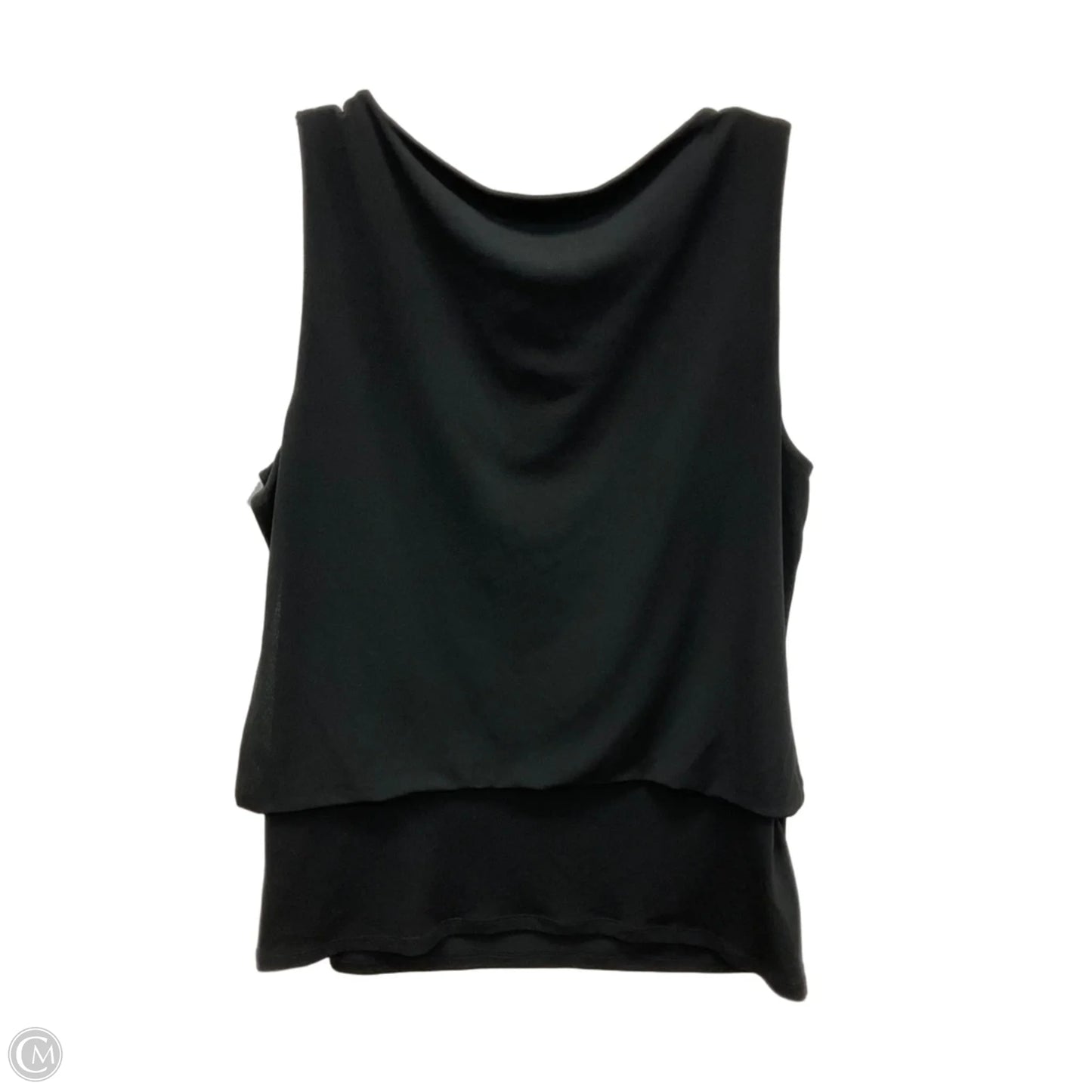 Top Sleeveless By Ann Taylor In Black, Size: L