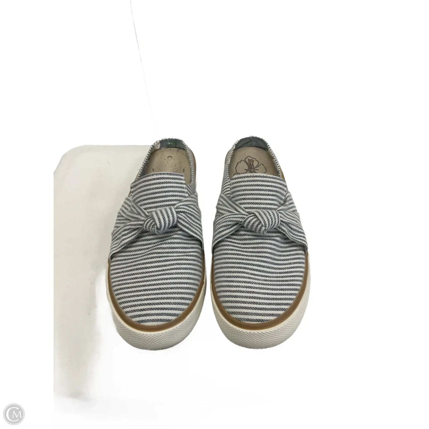 Sandals Flats By Tommy Bahama In Striped Pattern, Size: 8