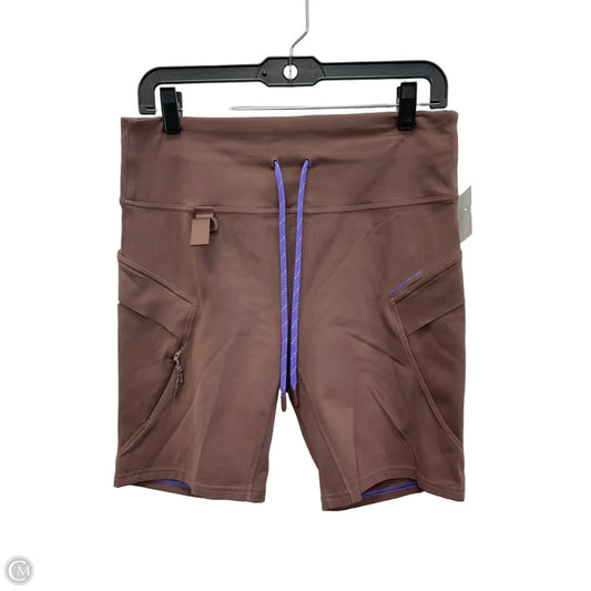 Athletic Shorts By Lululemon In Brown, Size: L