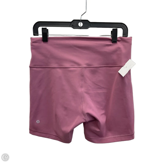 Athletic Shorts By Lululemon In Pink, Size: L