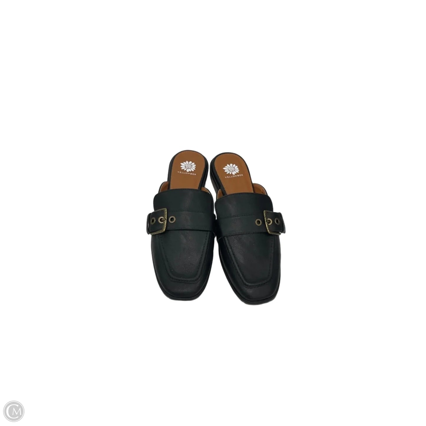 Sandals Flats By Yellow Box In Black, Size: 8