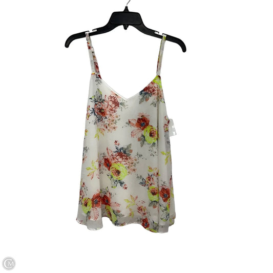 Top Sleeveless By Torrid In Floral Print, Size: L