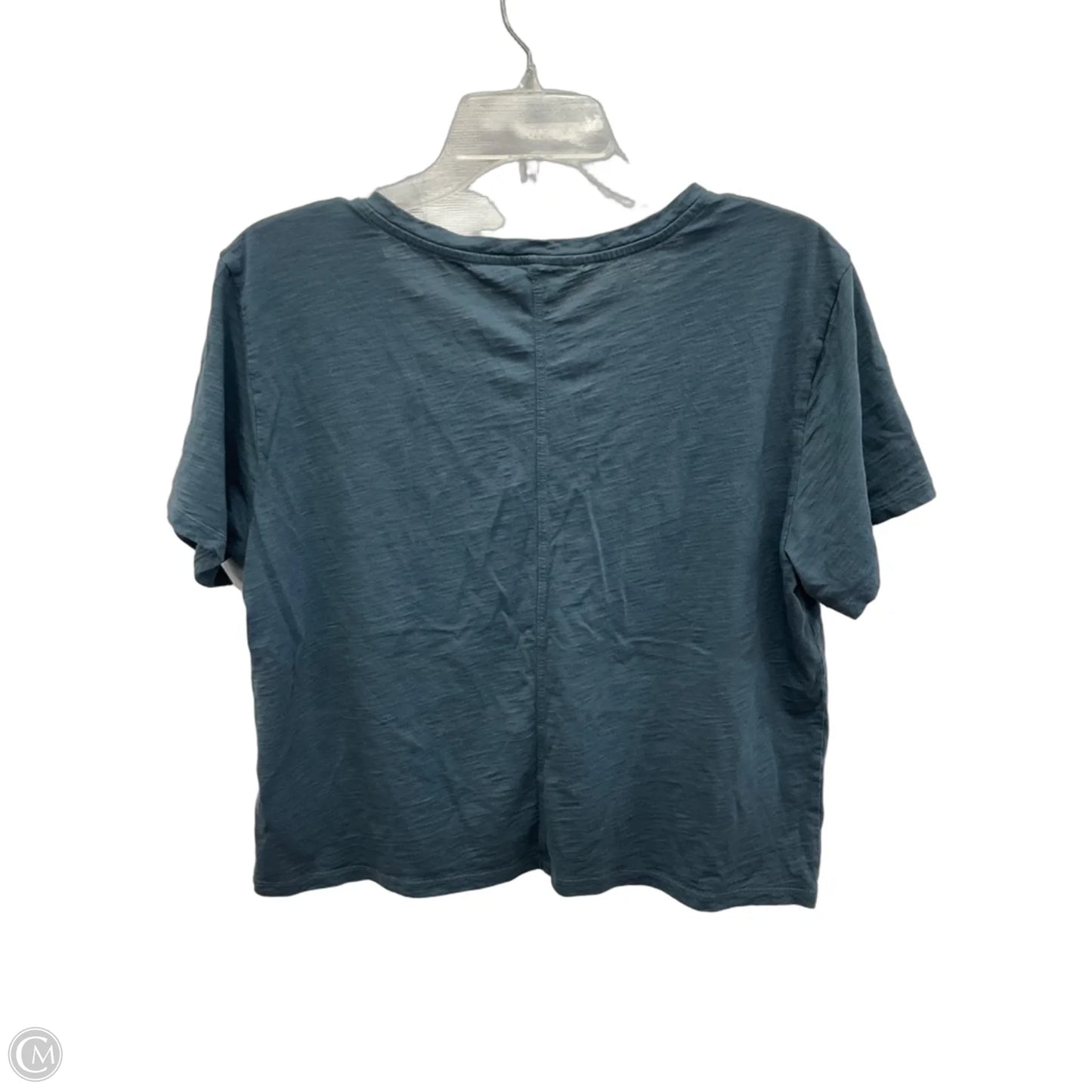 Athletic Top Short Sleeve By Athleta In Grey, Size: L