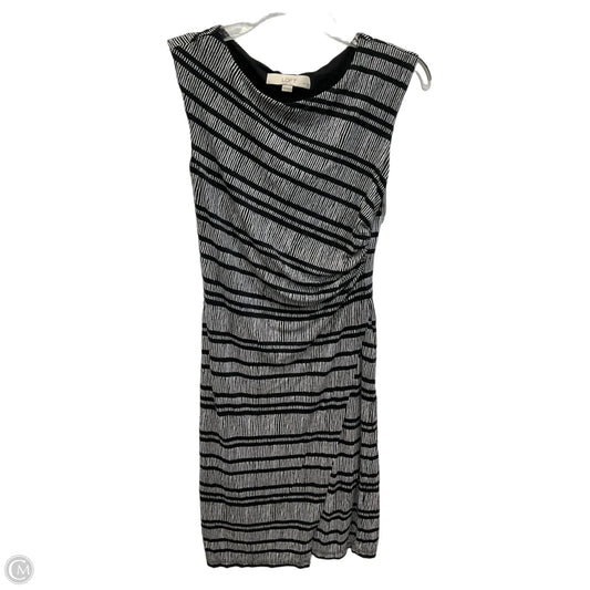 Dress Casual Midi By Loft In Striped Pattern, Size: Xsp