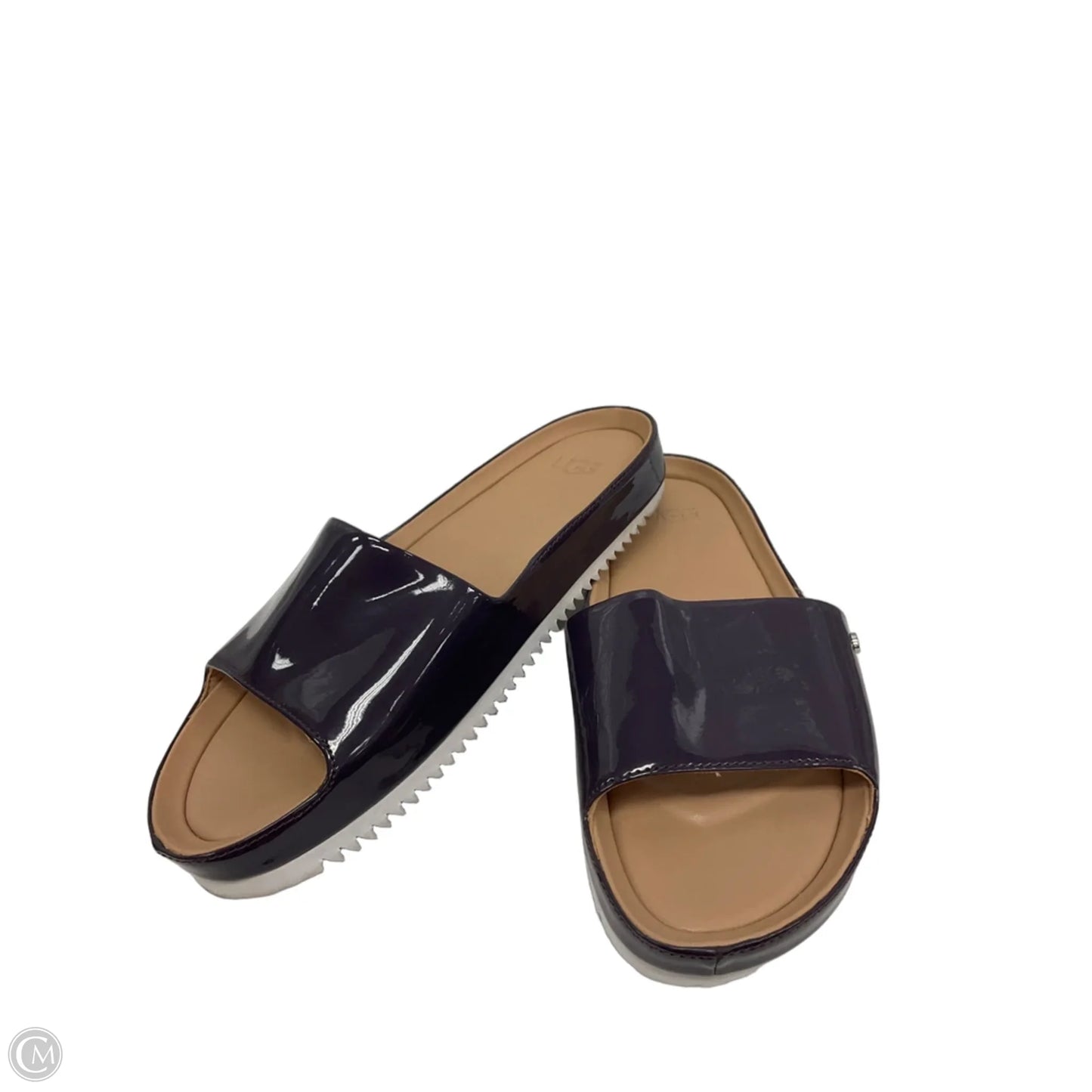 Sandals Flats By Ugg In Purple, Size: 5.5