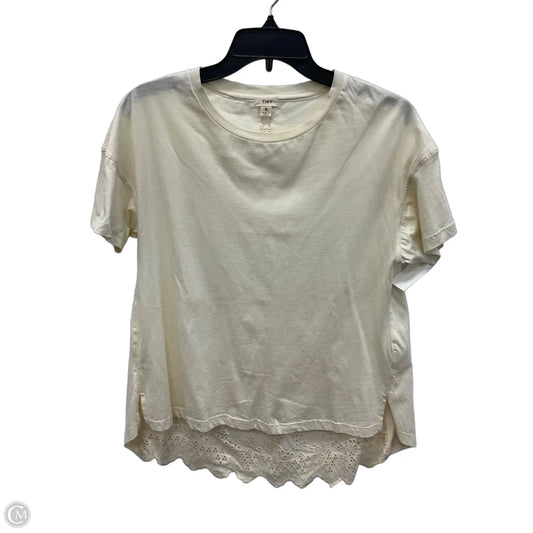 Top Short Sleeve By Tiny In White, Size: S