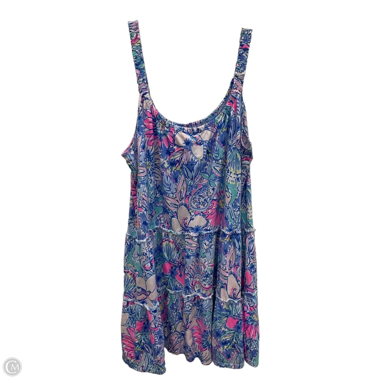 Dress Designer By Lilly Pulitzer In Tropical Print, Size: Xxl