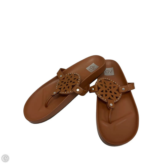 Sandals Flats By Dolce Vita In Brown, Size: 9
