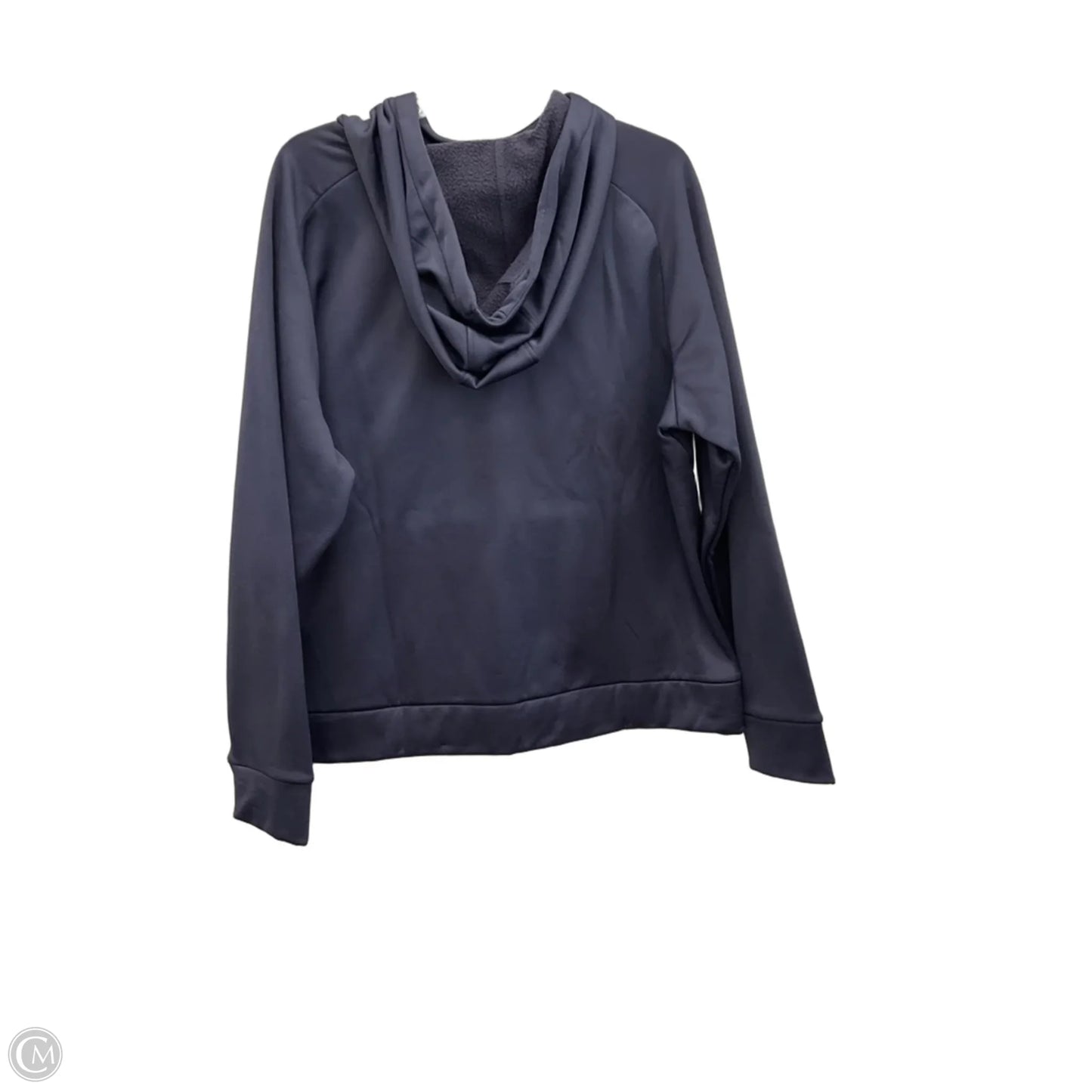 Athletic Top Long Sleeve Hoodie By Under Armour In Blue, Size: Xl