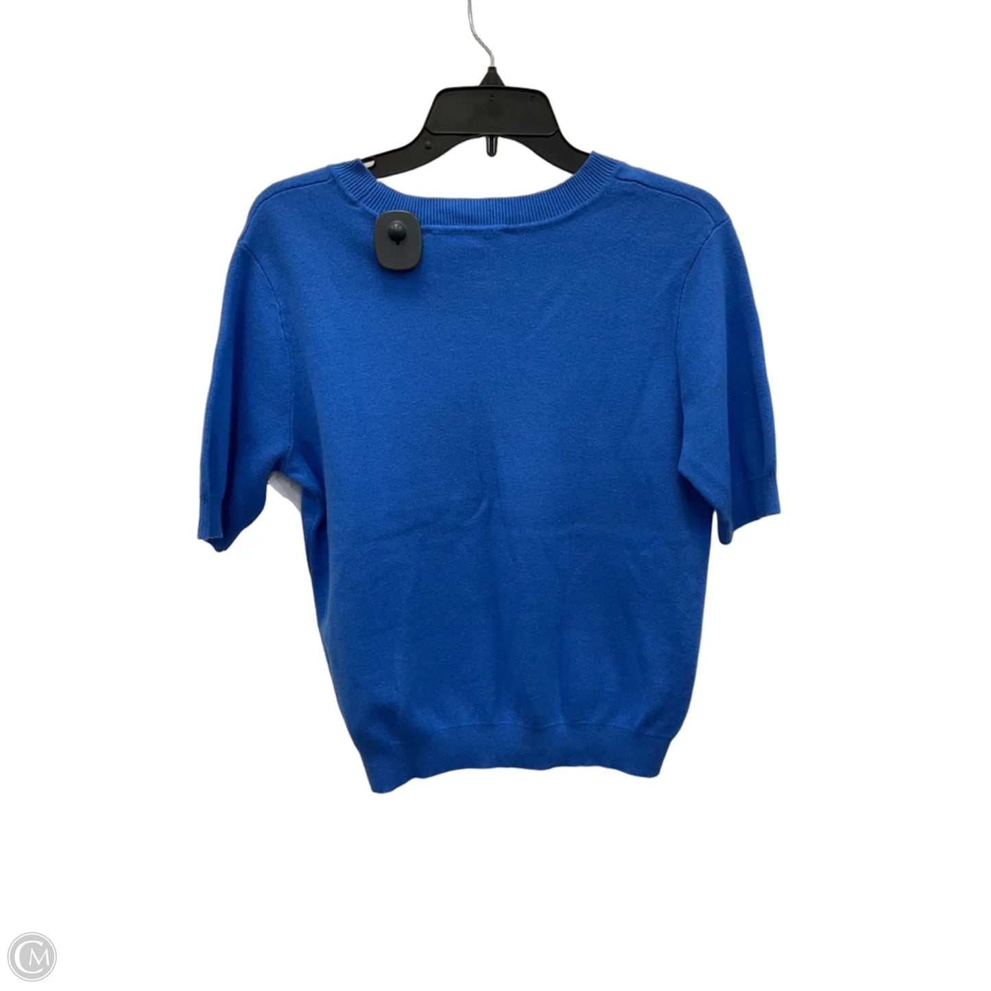 Top Short Sleeve By Loft In Blue, Size: M