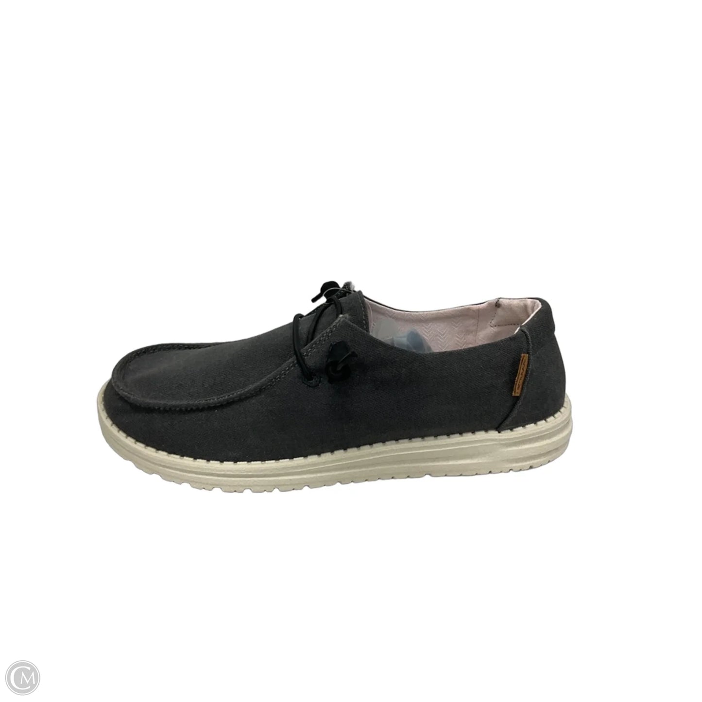 Shoes Flats By Hey Dude In Grey, Size: 9
