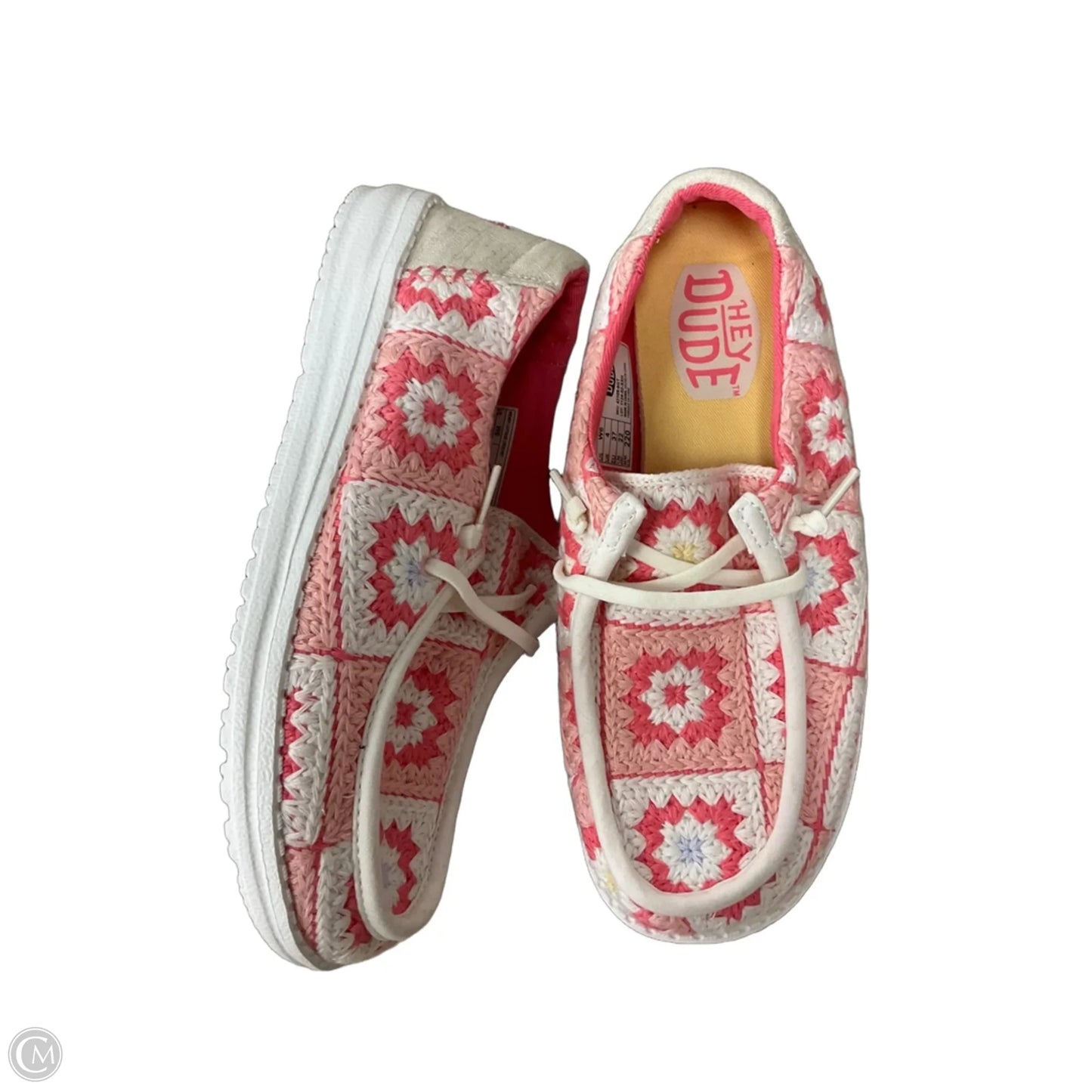 Shoes Sneakers By Hey Dude In Pink, Size: 6
