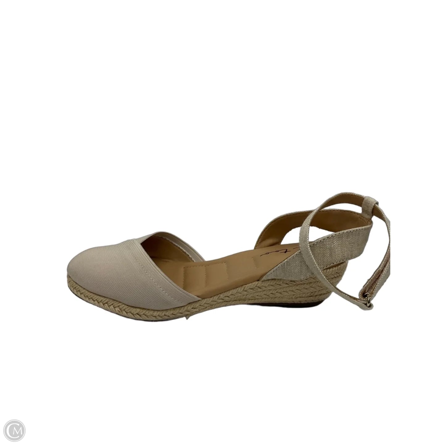 Sandals Heels Wedge By Me Too In Tan, Size: 7.5