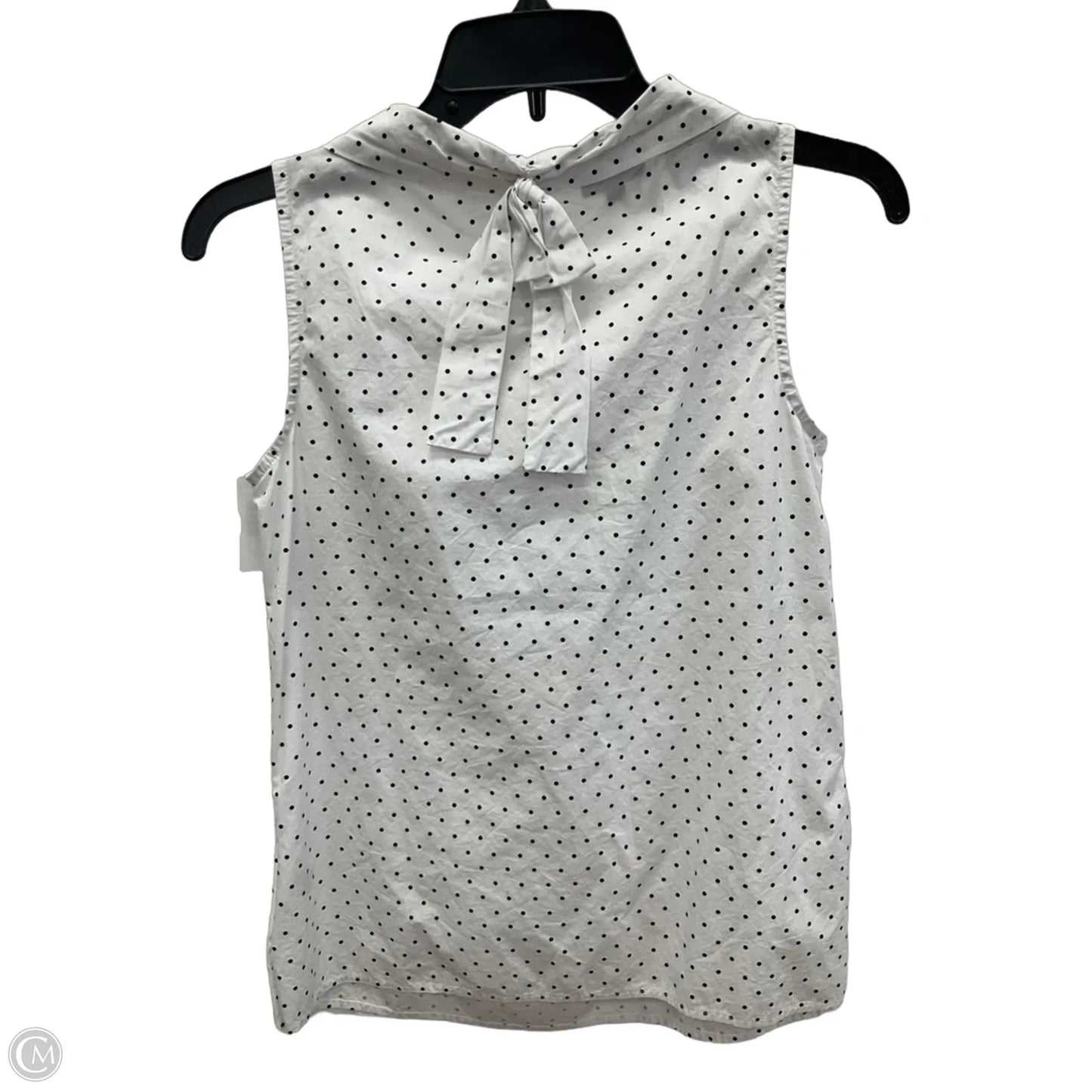 Top Sleeveless By Talbots In Polkadot Pattern, Size: S