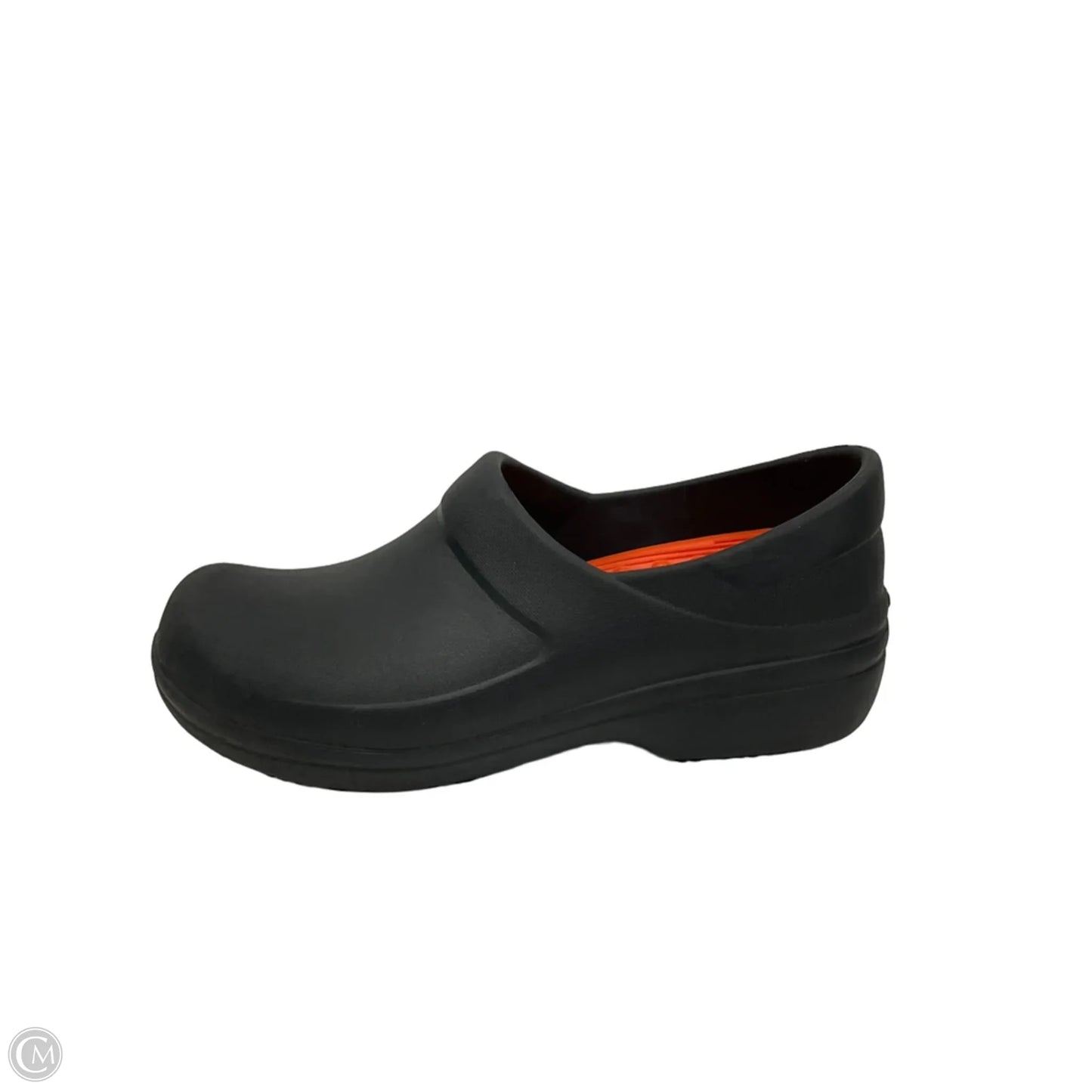 Shoes Flats By Crocs In Black, Size: 7