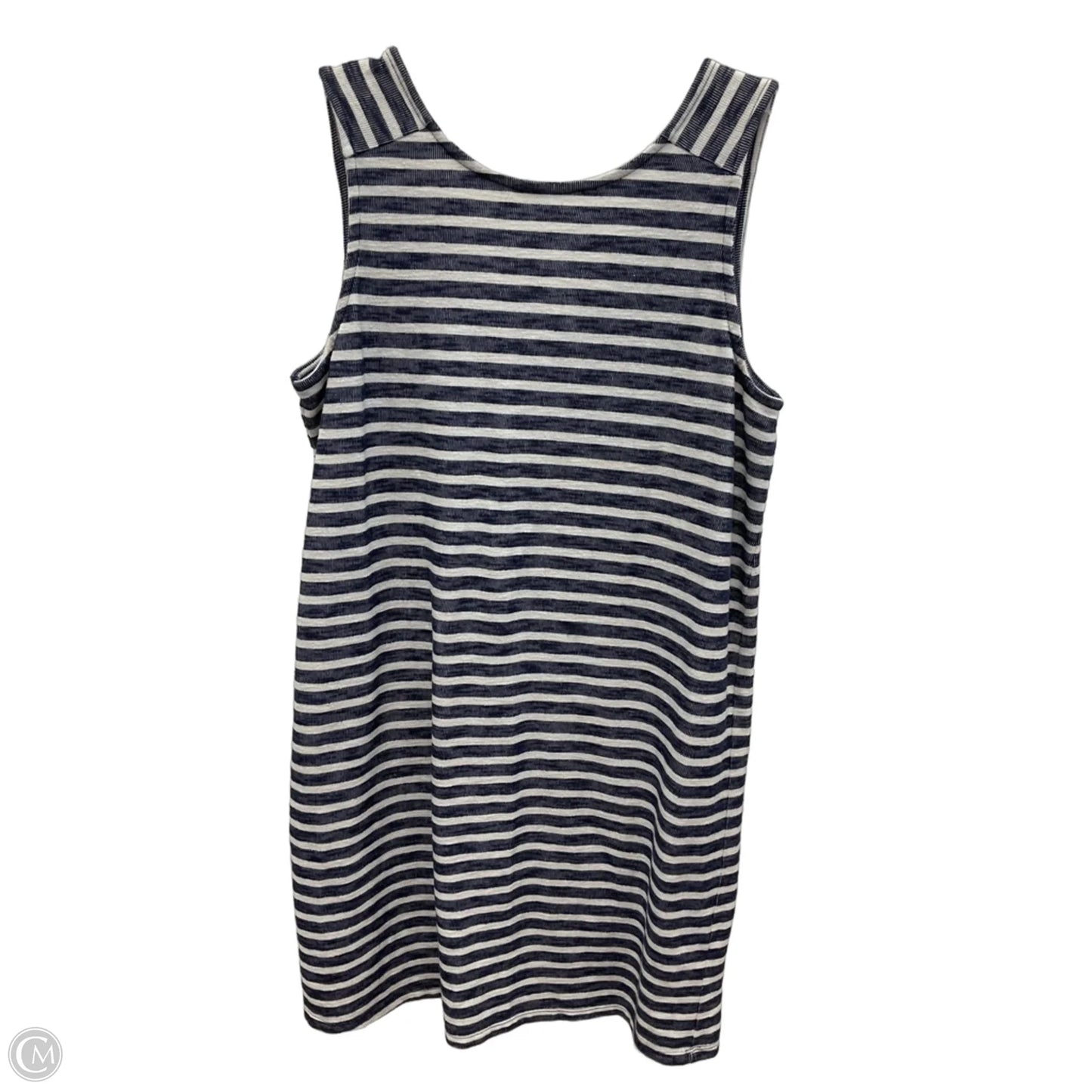 Dress Casual Midi By Caslon In Striped Pattern, Size: L