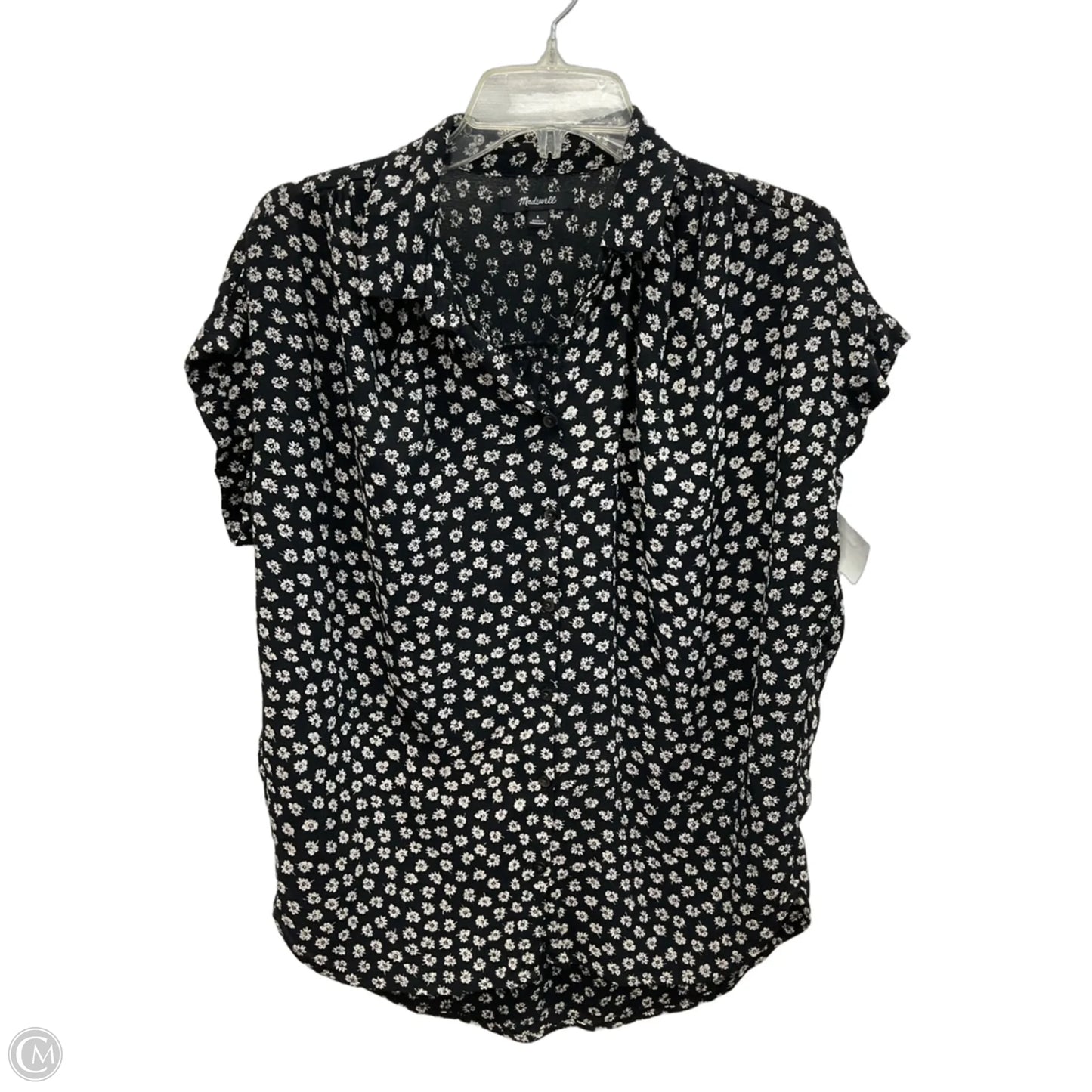 Top Short Sleeve By Madewell In Floral Print, Size: S