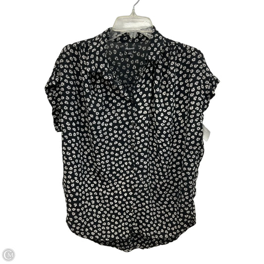 Top Short Sleeve By Madewell In Floral Print, Size: S