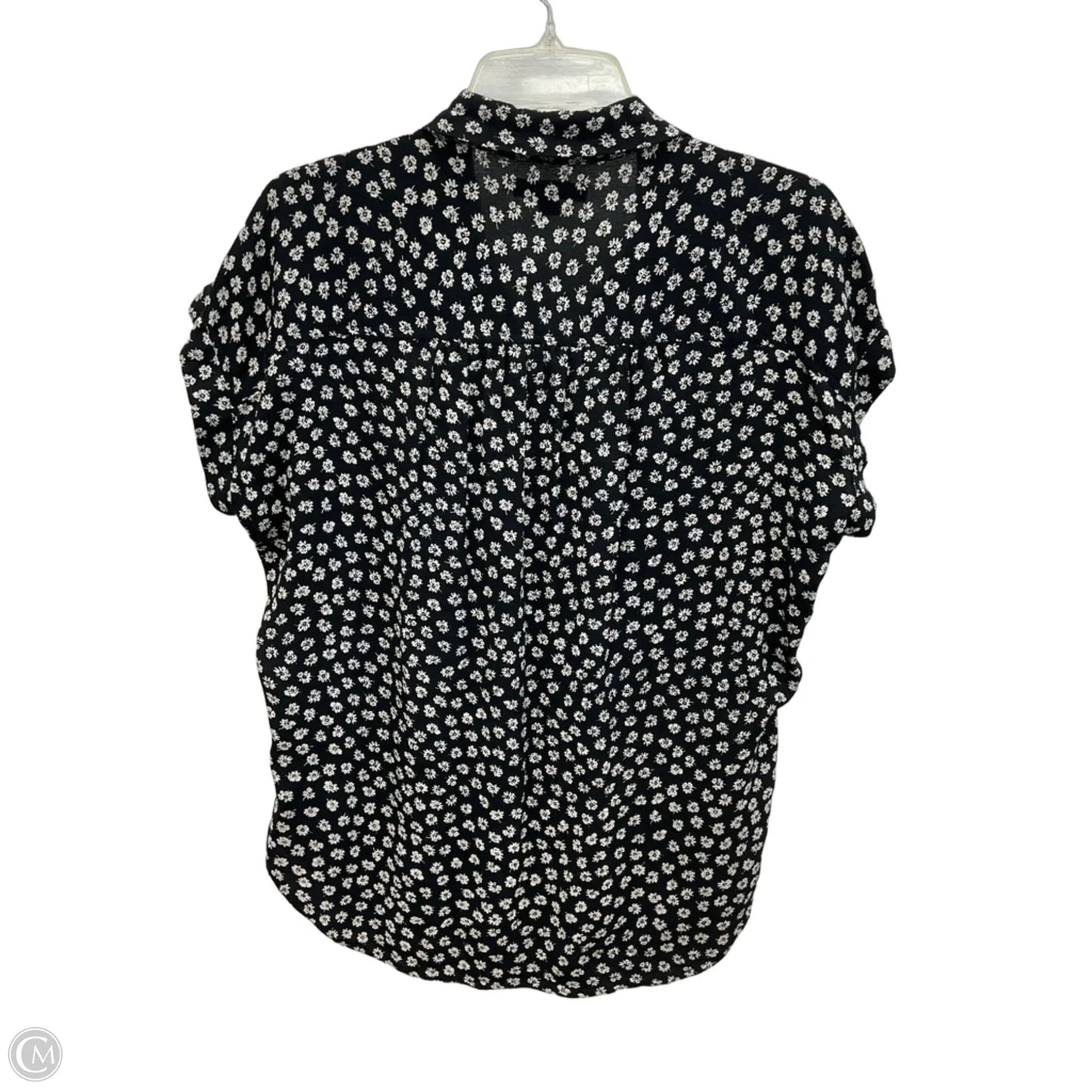 Top Short Sleeve By Madewell In Floral Print, Size: S