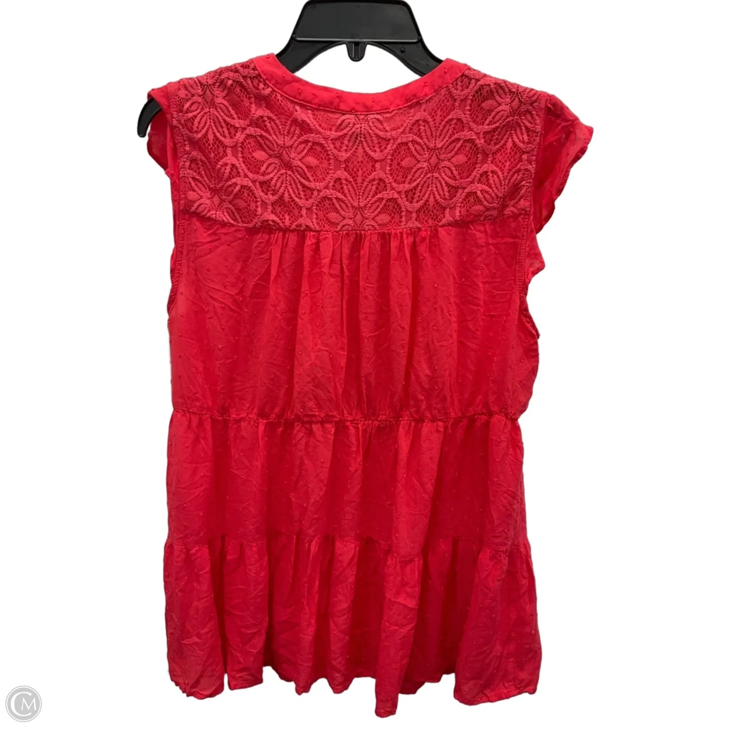 Top Short Sleeve By Torrid In Red, Size: L