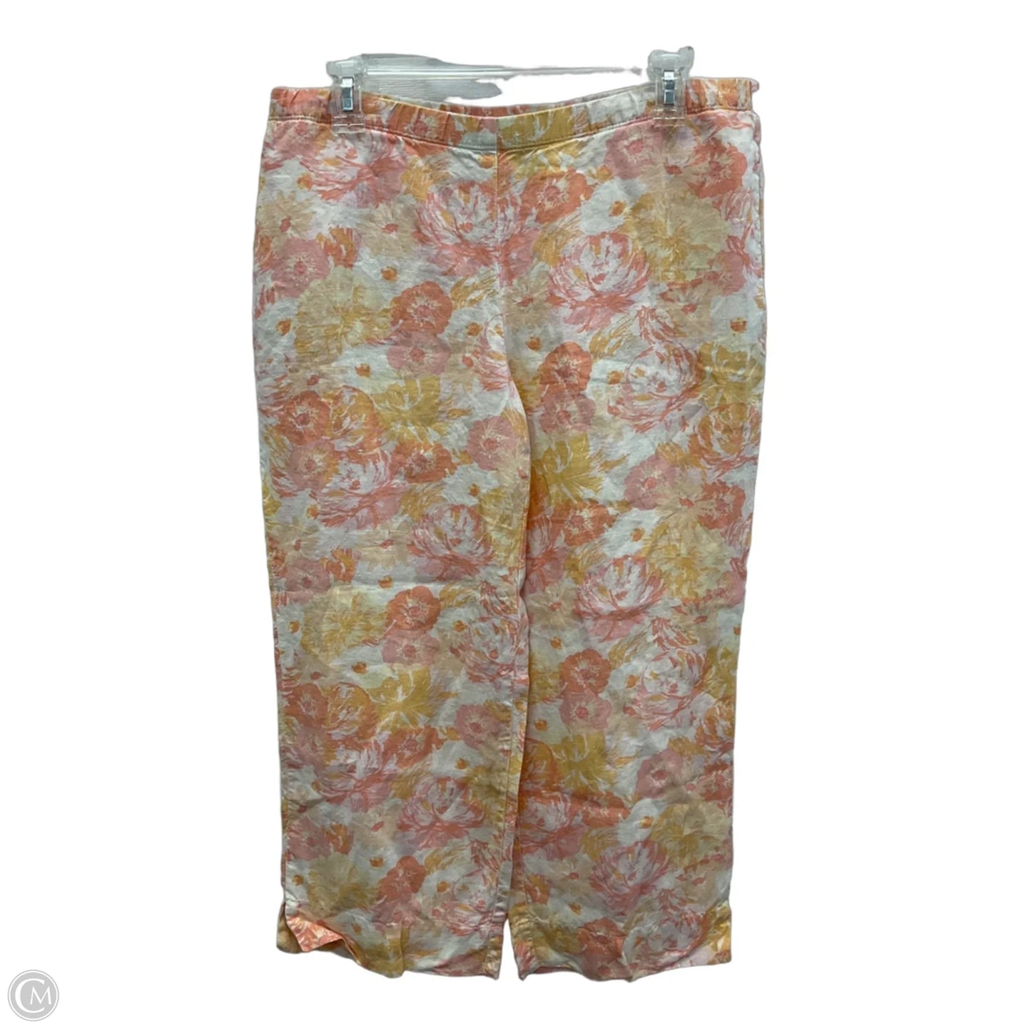 Pants Linen By J. Jill In Floral Print, Size: S