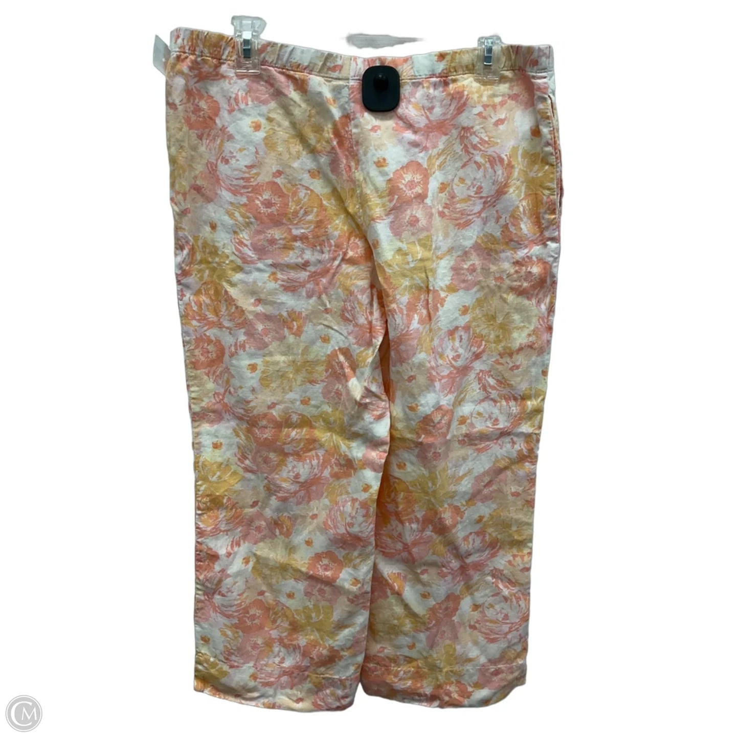 Pants Linen By J. Jill In Floral Print, Size: S