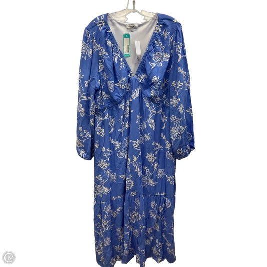 Dress Casual Maxi By Gilli In Floral Print, Size: 3x