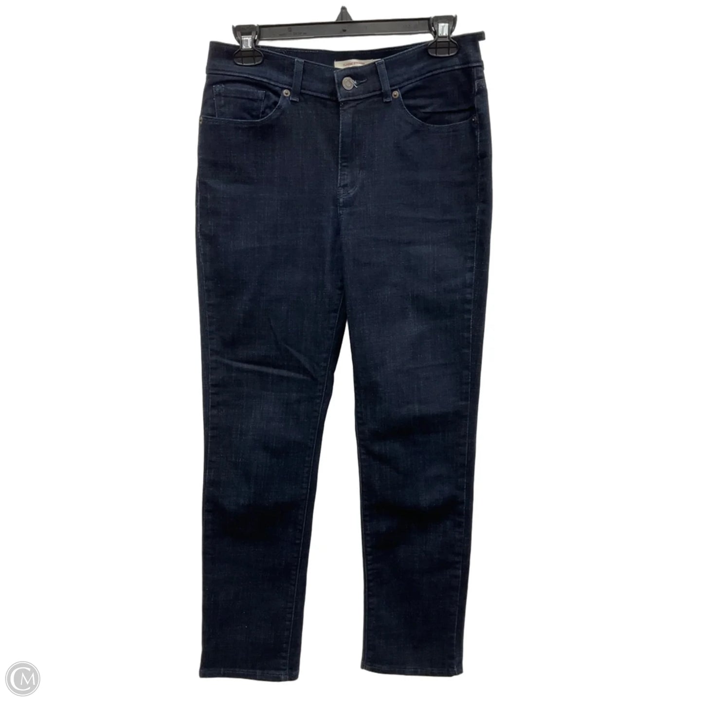 Jeans Straight By Levis In Blue Denim, Size: 6