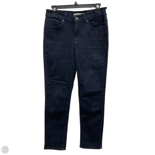 Jeans Straight By Levis In Blue Denim, Size: 6