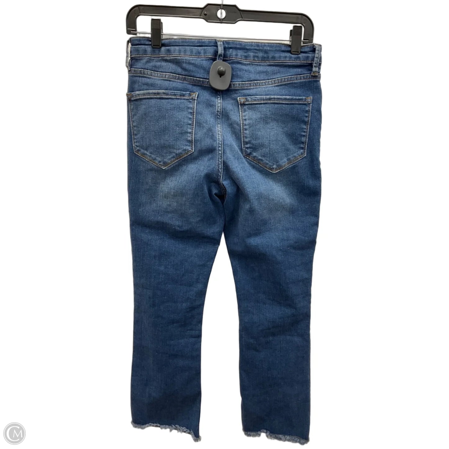 Jeans Straight By Free People In Blue Denim, Size: 6